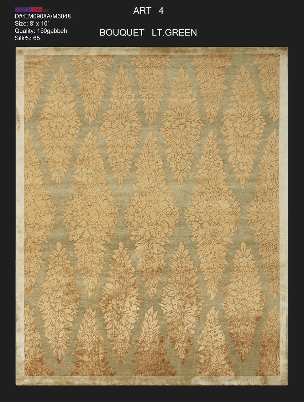 /Modern & Transtitional/Wool Silk/Bouquet-Lt.-GreenEM0908A-M6048-8x10.jpg
