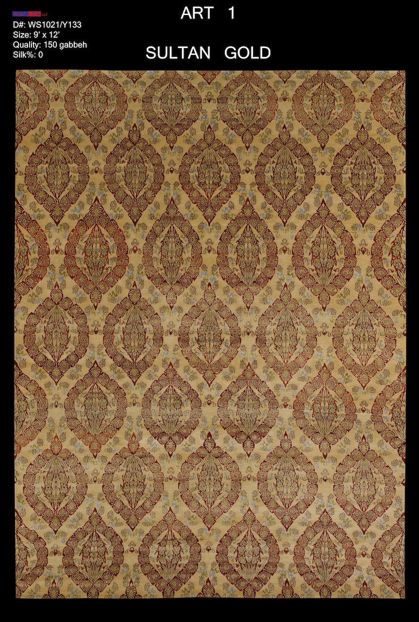 /Modern & Transtitional/Wool Silk/Sultan-GoldWS1021-Y133-9x12.jpg