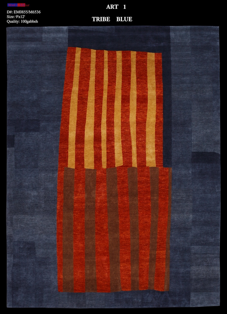 /Modern & Transtitional/Wool Silk/Tribe-BlueEM0855-M6536-9x12.jpg